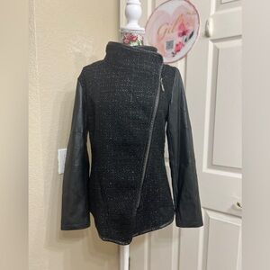 Star Wars Black Textured Leather Jacket